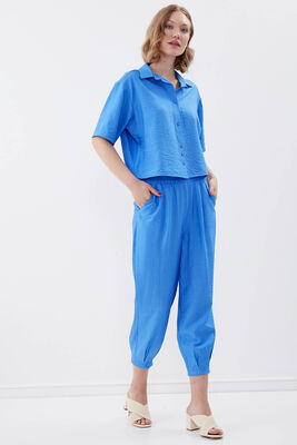 Pileli Havuç Pantolon - 3