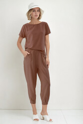 Pileli Havuç Pantolon - 52