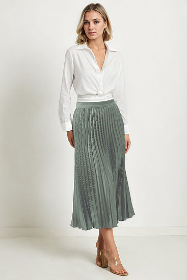 Piliseli Midi Boy Saten Etek - 7