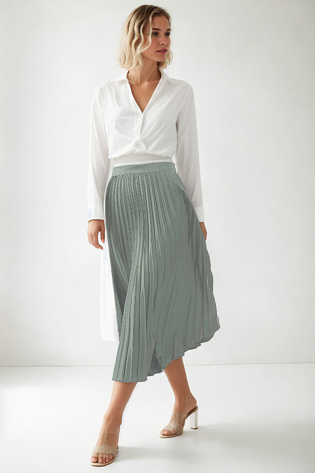 Piliseli Midi Boy Saten Etek - 8