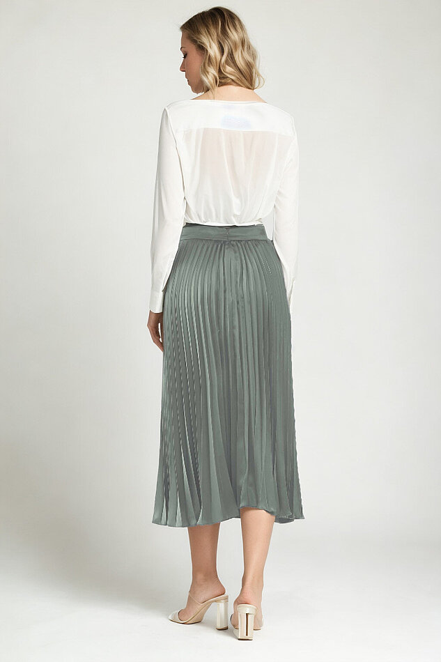 Piliseli Midi Boy Saten Etek - 9