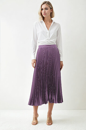 Piliseli Midi Boy Saten Etek - 15