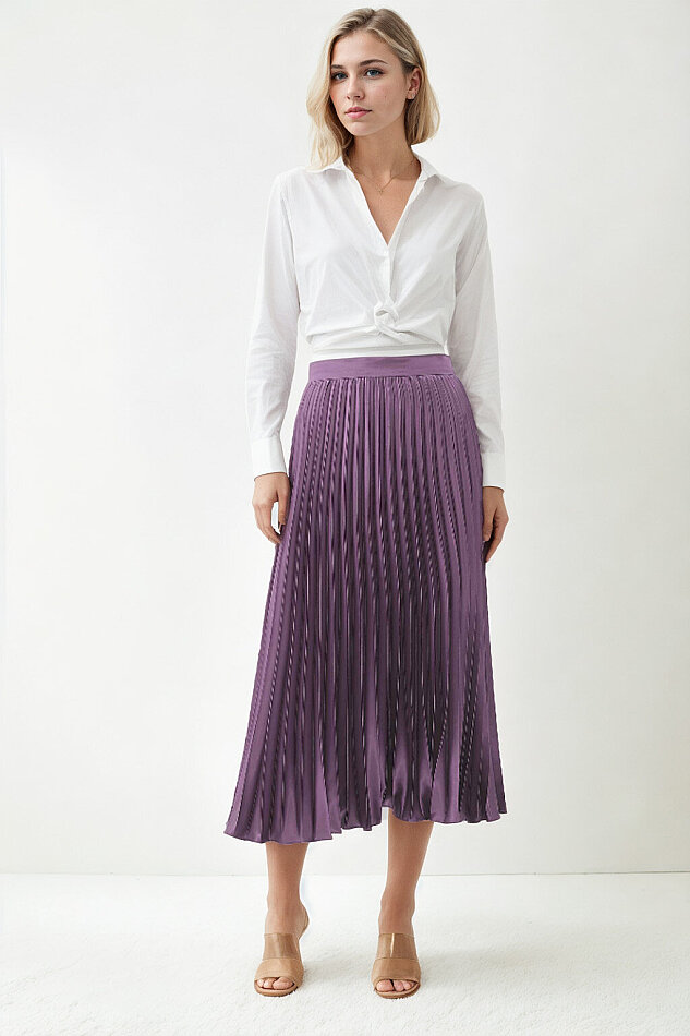 Piliseli Midi Boy Saten Etek - 15