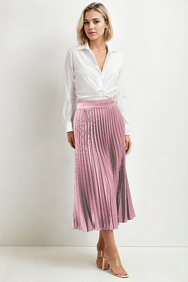 Piliseli Midi Boy Saten Etek - 19