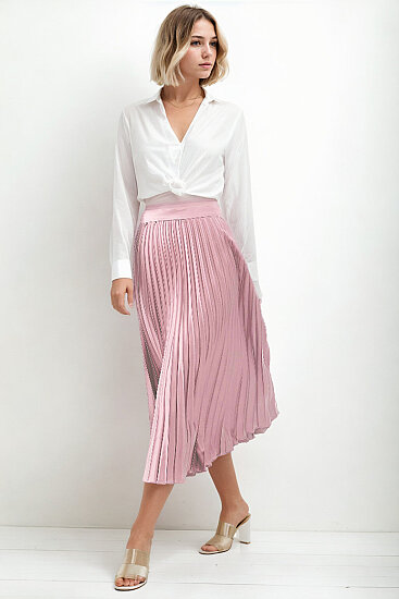 Piliseli Midi Boy Saten Etek - 20