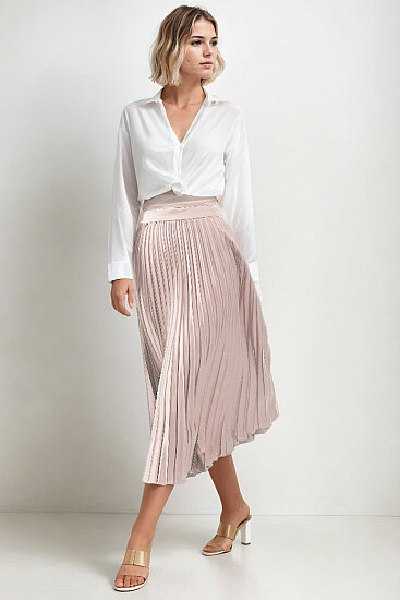 Piliseli Midi Boy Saten Etek - 24