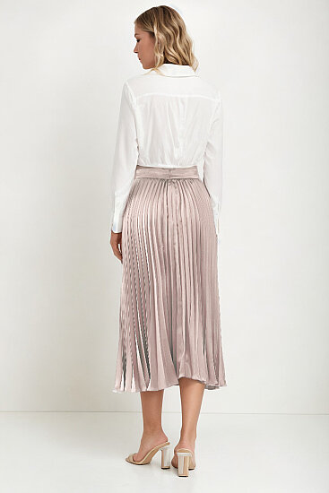 Piliseli Midi Boy Saten Etek - 25