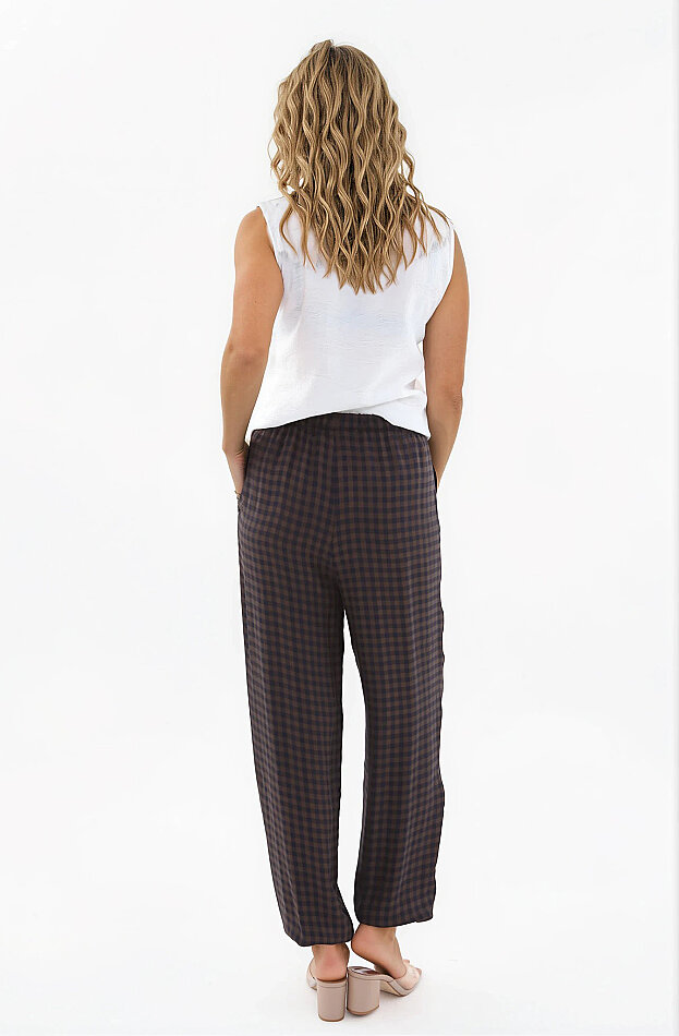 Pötikare Desen Paçası Lastikli Şalvar Pantolon - 4