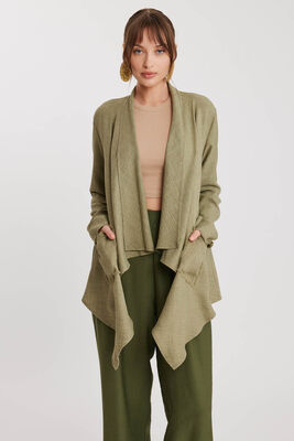 Şal Yaka Cepli Ceket - Thumbnail (9)