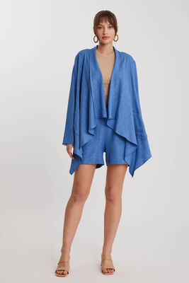 Şal Yaka Cepli Ceket - Thumbnail (13)