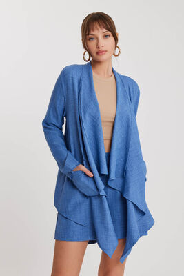 Şal Yaka Cepli Ceket - Thumbnail (15)