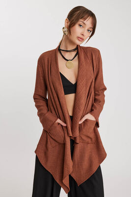 Şal Yaka Cepli Ceket - Thumbnail (20)