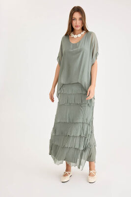 Salaş Uzun Tül Elbise - Thumbnail (10)