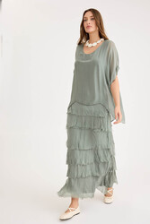 Salaş Uzun Tül Elbise - 12