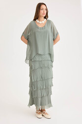 Salaş Uzun Tül Elbise - 13