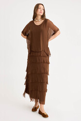 Salaş Uzun Tül Elbise - 6