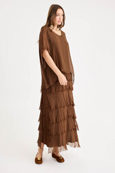 Salaş Uzun Tül Elbise - 7