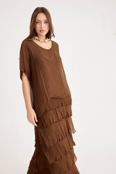 Salaş Uzun Tül Elbise - 8