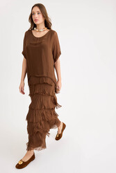 Salaş Uzun Tül Elbise - 9