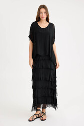 Salaş Uzun Tül Elbise - 16