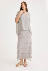 Salaş Uzun Tül Elbise - 24