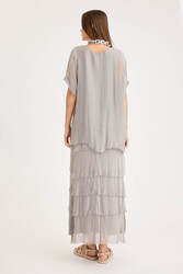 Salaş Uzun Tül Elbise - 26