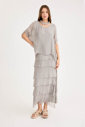 Salaş Uzun Tül Elbise - 23