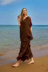 Salaş Uzun Tül Elbise - 1