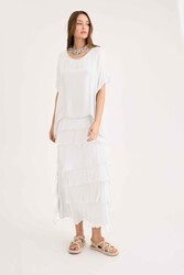 Salaş Uzun Tül Elbise - 29