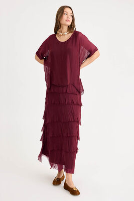 Salaş Uzun Tül Elbise - 33