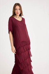 Salaş Uzun Tül Elbise - 34