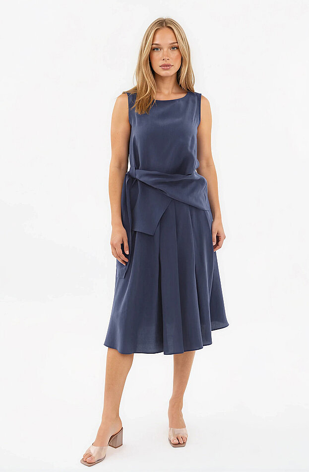 Sıfır Kol Önü Detaylı Bluz - 39