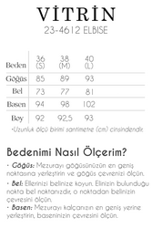 Sıfır Kol Viskon Keten Elbise - 48