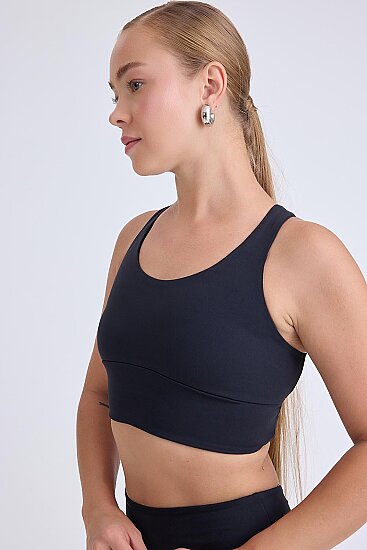 Sırtı Çapraz Crop Sporcu Atlet - 3