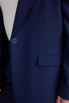 Tek Düğme Vatkalı Ceket - Thumbnail (14)