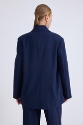 Tek Düğme Vatkalı Ceket - 17