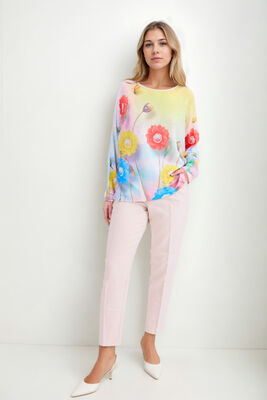 VİTRİN - Uzun Kol Çiçek Desen Bluz (1)