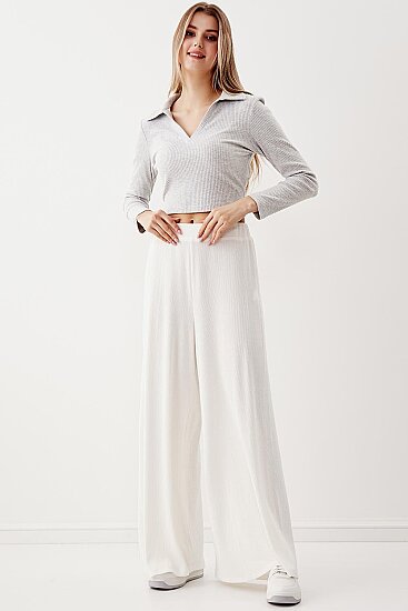 V Yaka Crop Bluz - 2