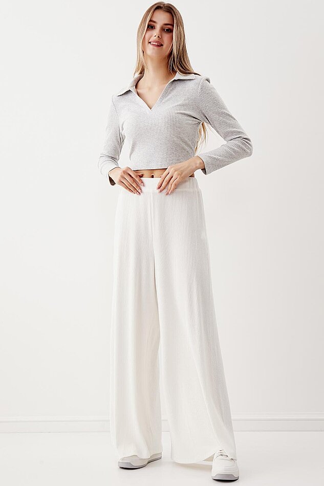 V Yaka Crop Bluz - 2