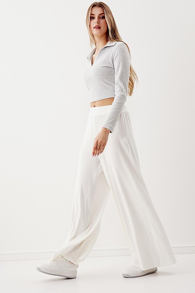 V Yaka Crop Bluz - 3