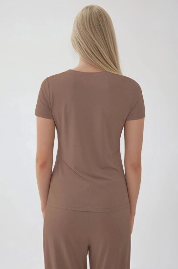 V Yaka Salaş Tişört - 25