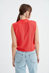 Viskon Keten Bağlamalı Gömlek - 21