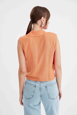 Viskon Keten Bağlamalı Gömlek - 60