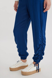 Yanları Büzgülü Beli Ve Paçası Lastikli Pantolon - 11