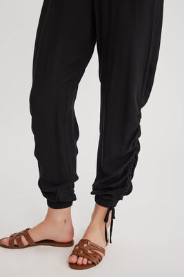 Yanları Büzgülü Beli Ve Paçası Lastikli Pantolon - 17