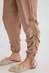 Yanları Büzgülü Beli Ve Paçası Lastikli Pantolon - 28