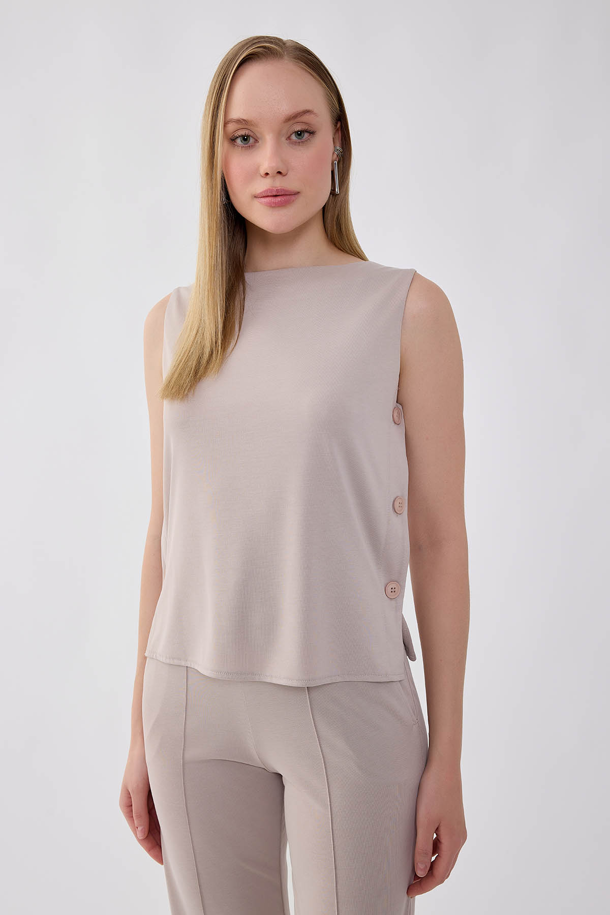 VİTRİN - Yanları Düğmeli Bluz