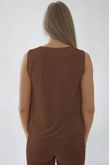 Yanları Düğmeli Bluz - 17