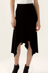 Yanları Uzun Midi Etek - 12