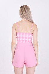 Yırtmaç Detaylı Şort Etek - 15